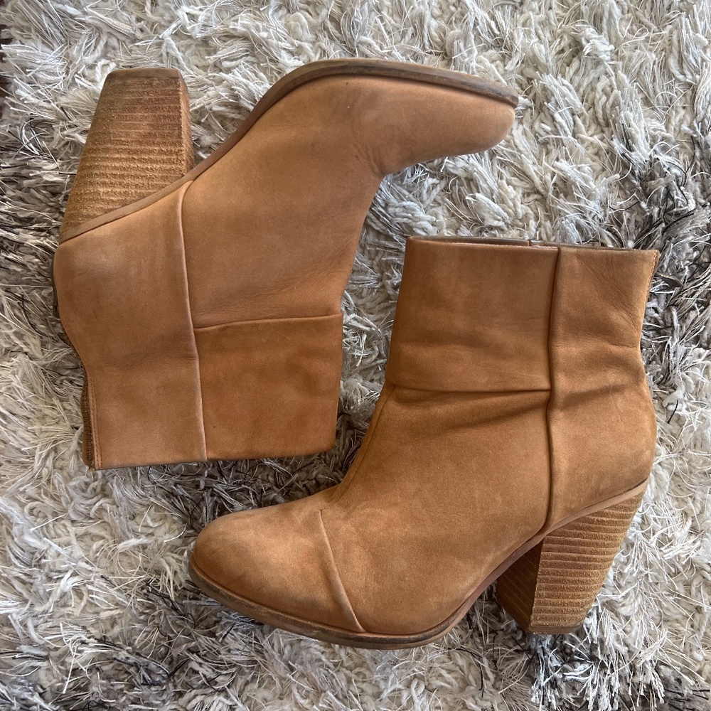 Suede ankle boots